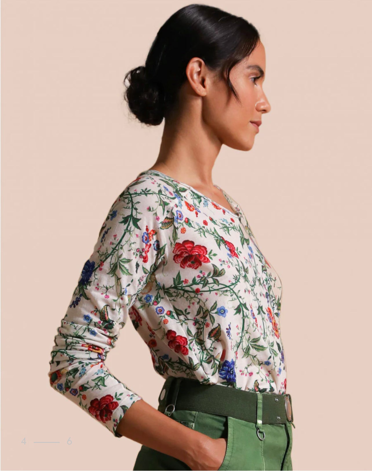 Dulcet Floral Knitted Top