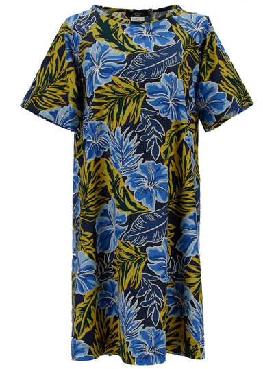 Cabreo Cotton Floral Dress in Blue Weekend Max Mara