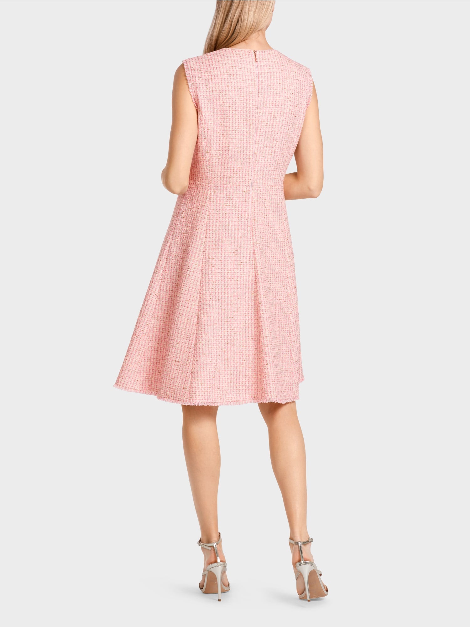 Sleeveless Dress with Panel  Skirt