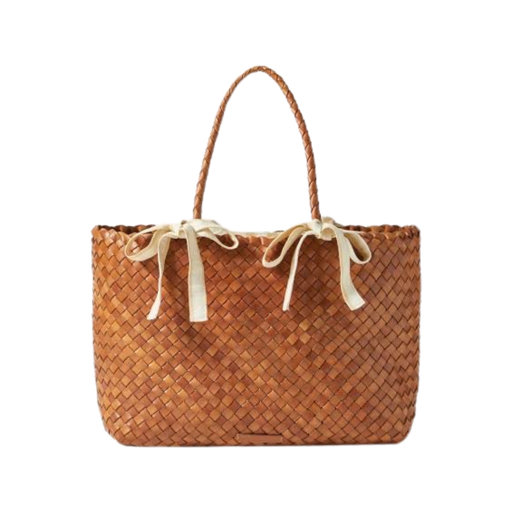 LARGE WOVEN TOTE