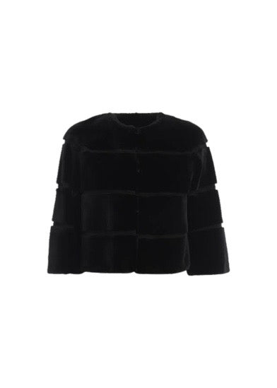Black Lapin jacket